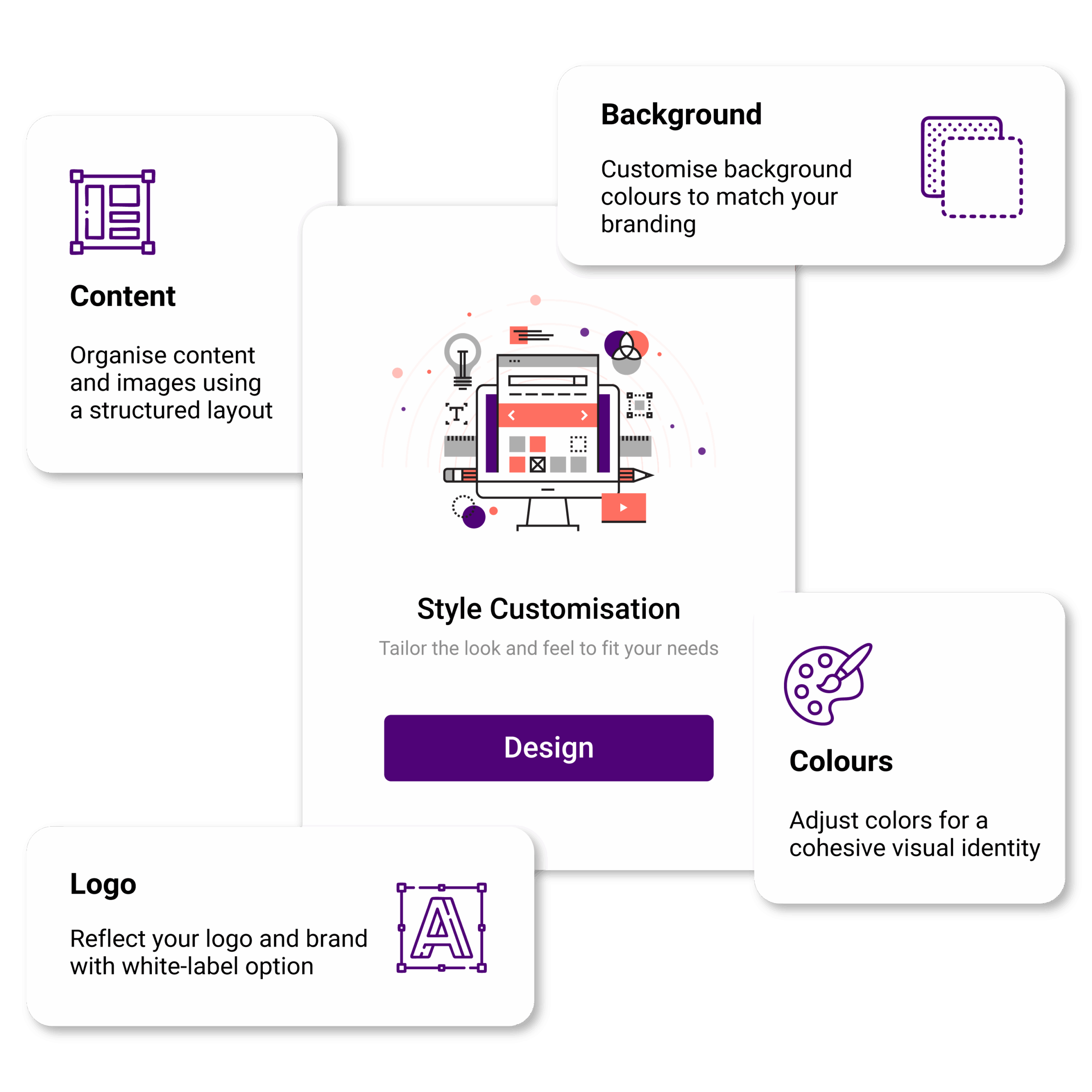 Custom design for branded event page